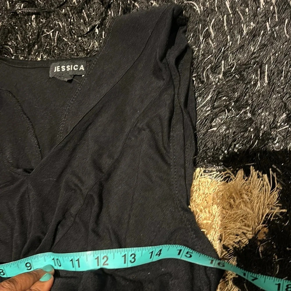 Jessica black Knot Detail sleeveless less Top Sz M - Picture 6 of 9